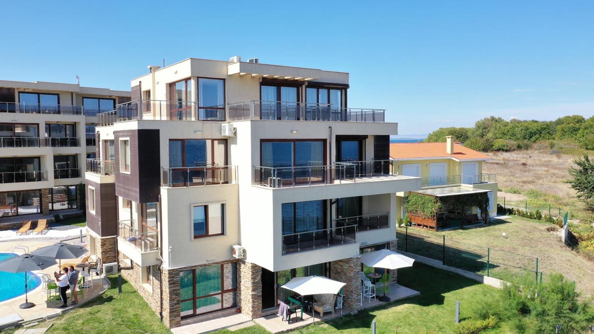 Апартаменты Swan Bay Complex Черноморец Экстерьер фото
